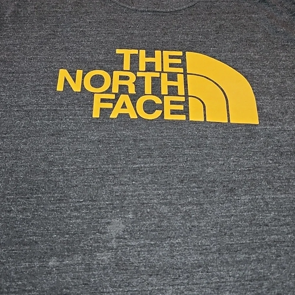 NORTH FACE GRAY HALF DOME SLIM-FIT CREWNECK SHORT SLEEVE TEE-SHIRT XL
